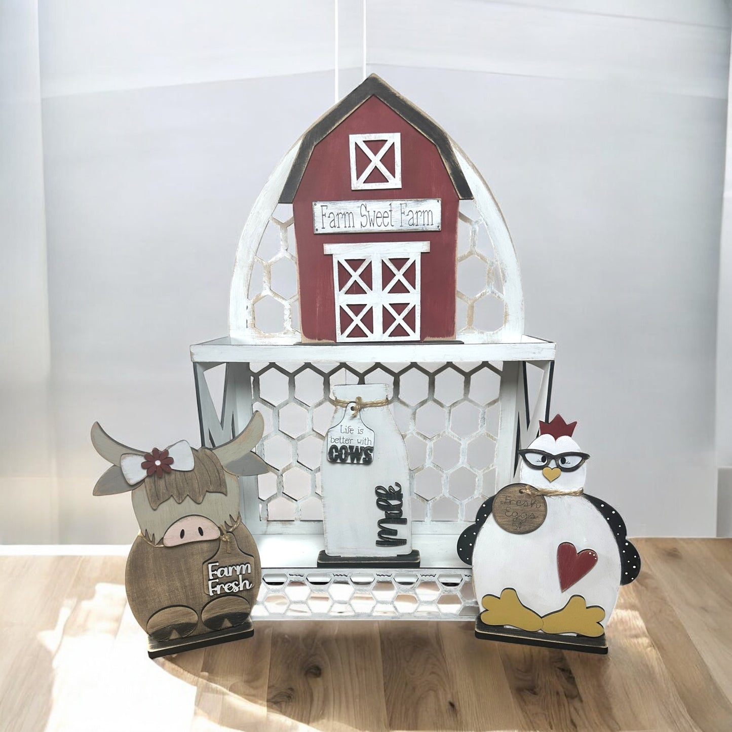 Farm Scene Shelf Sitters