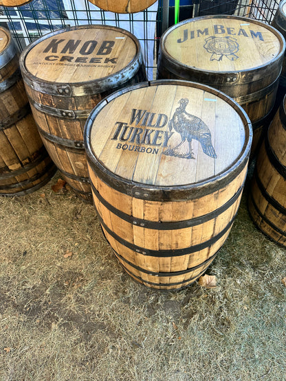 Custom Whole Whiskey Barrel