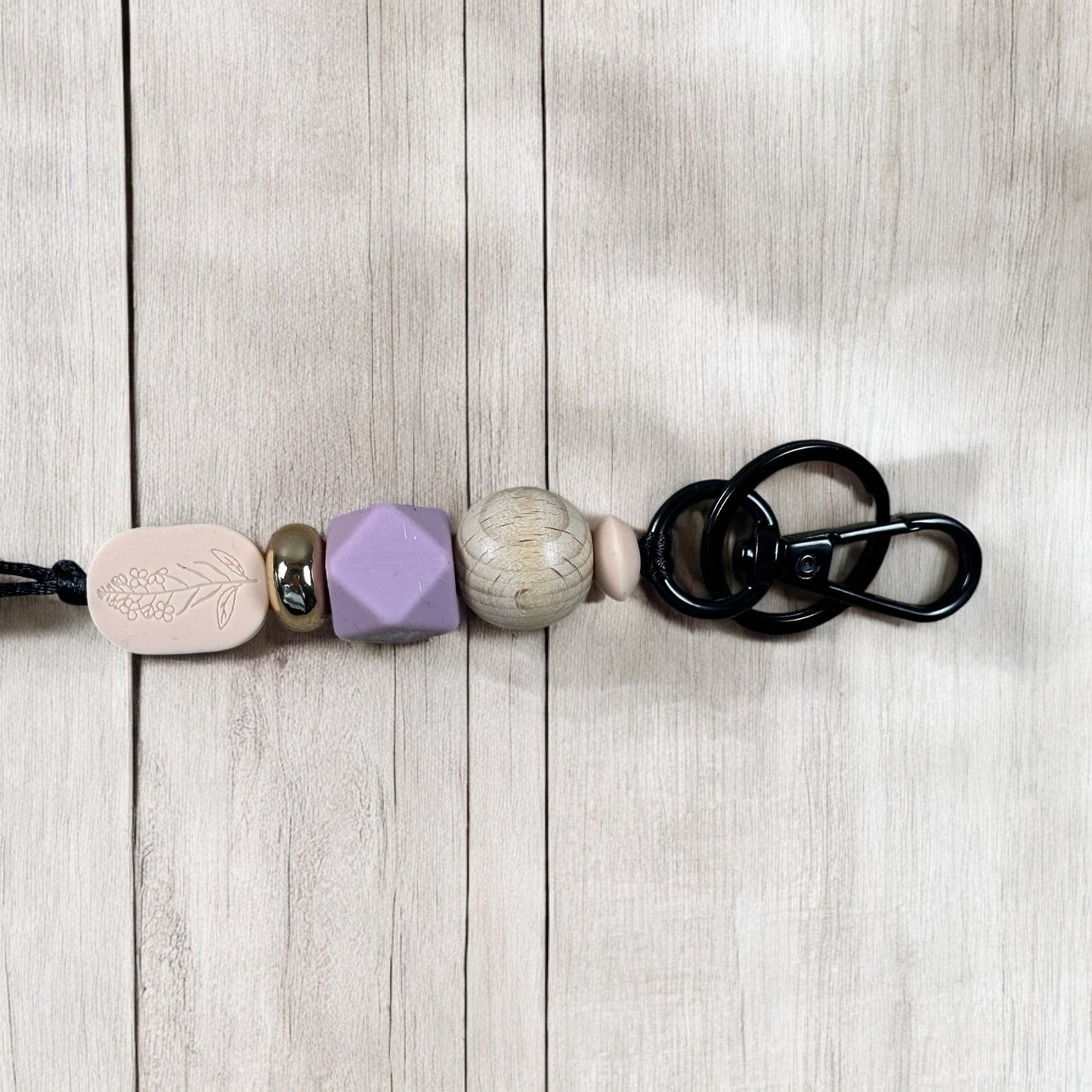 Embossed Mustard Seed Design Lanyard