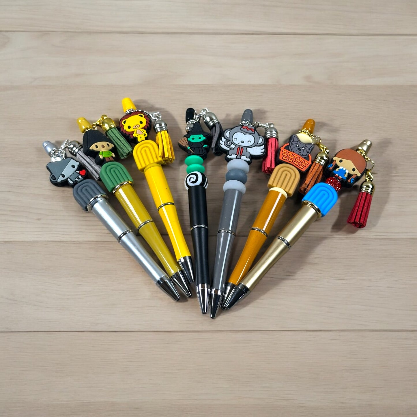 Along The Yellow Brick Road Beaded Character Pens