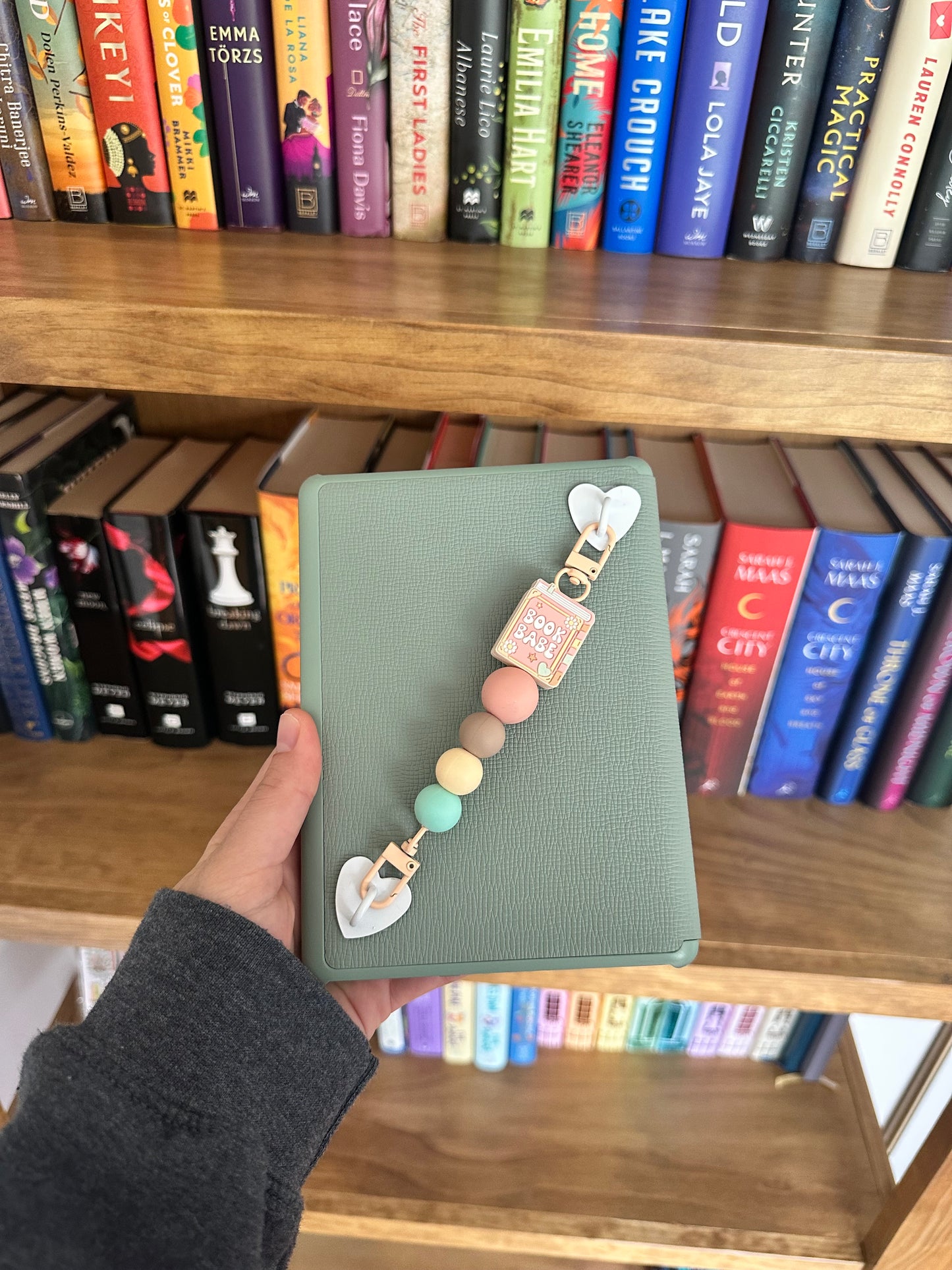 Pink Book Babe E-Reader Strap