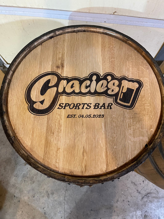 Custom Small Business Barrel Lid