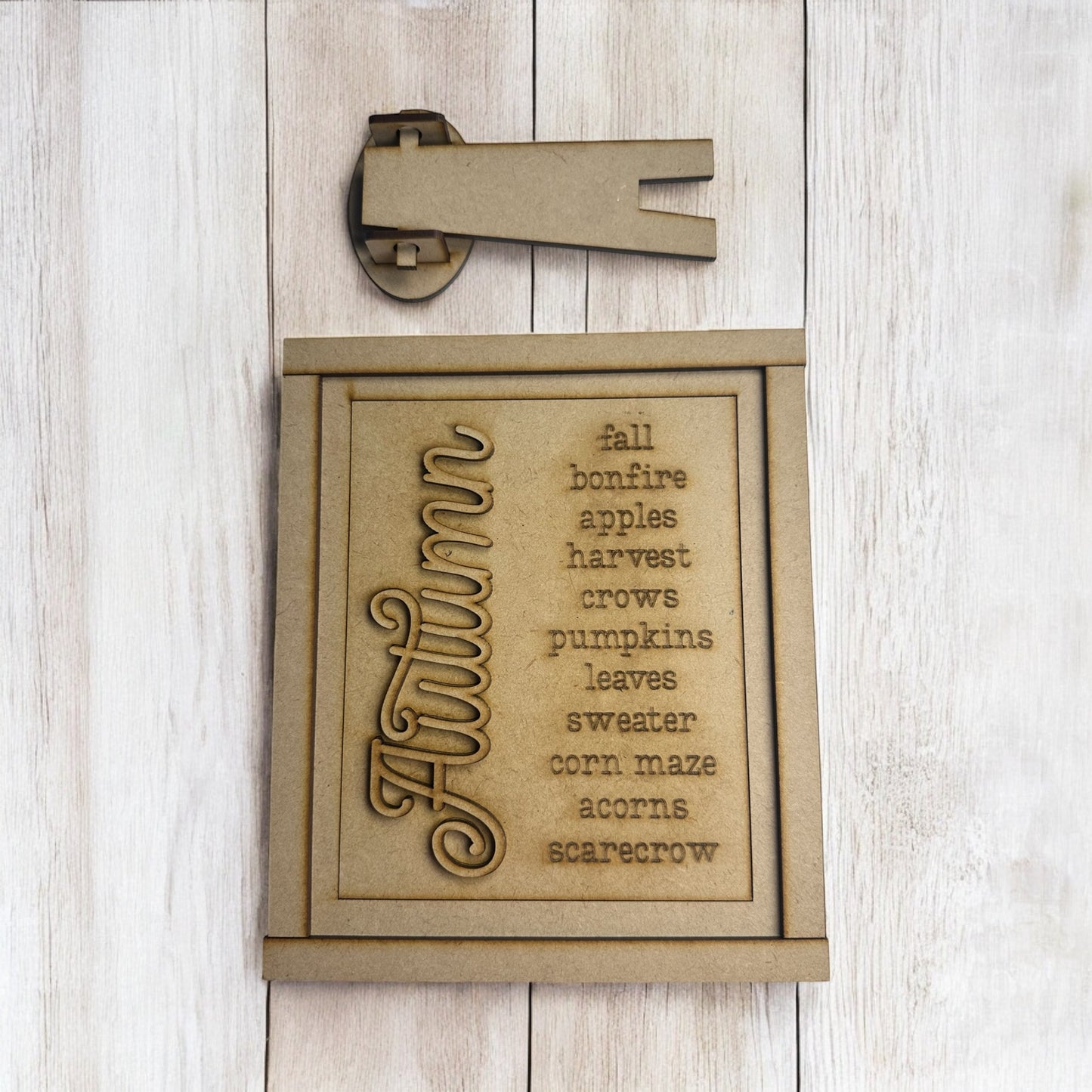 DIY Autumn Trio Signs