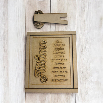 DIY Autumn Trio Signs