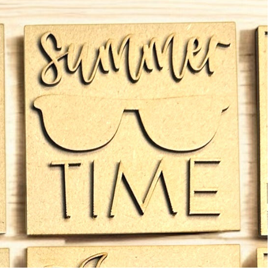 DIY Summer Ladder inserts