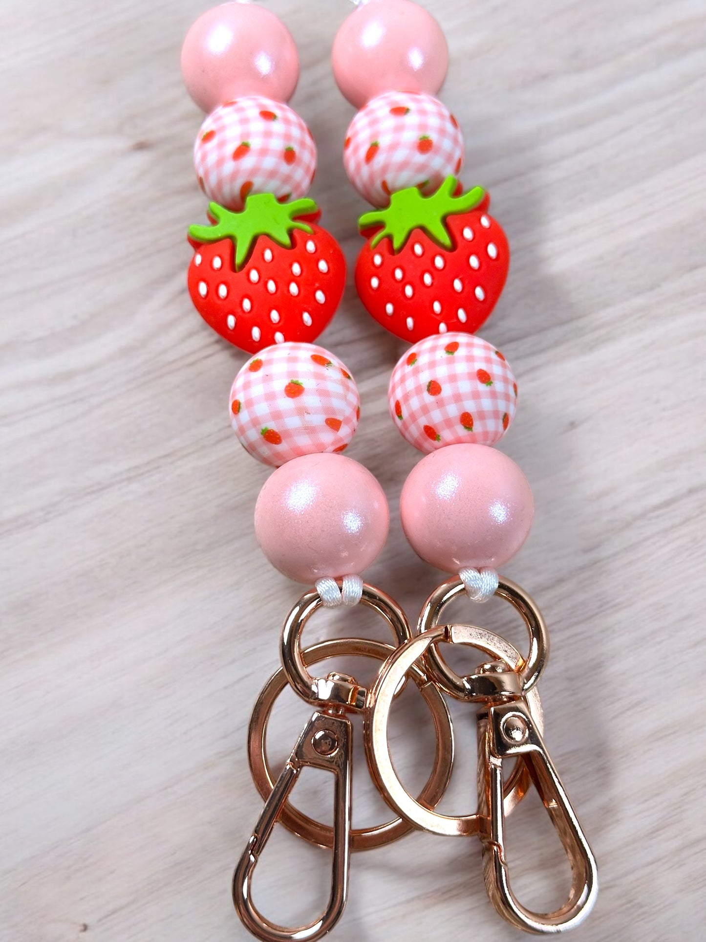 Strawberry Patch Lanyard