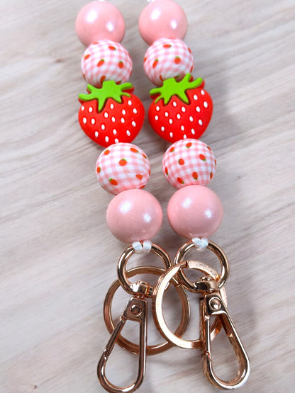 Strawberry Patch Lanyard