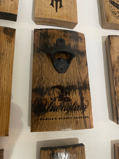 Bourbon Barrel Stave Bottle Opener