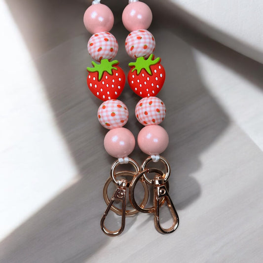 Strawberry Patch Lanyard