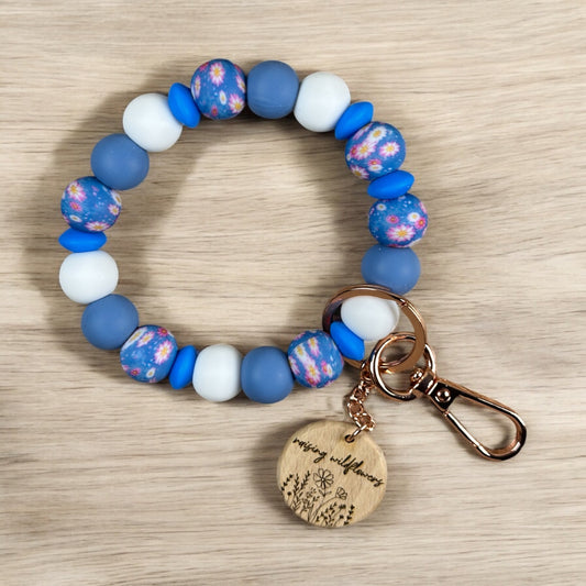 Raising Wildflowers Silicone Beaded Wristlet
