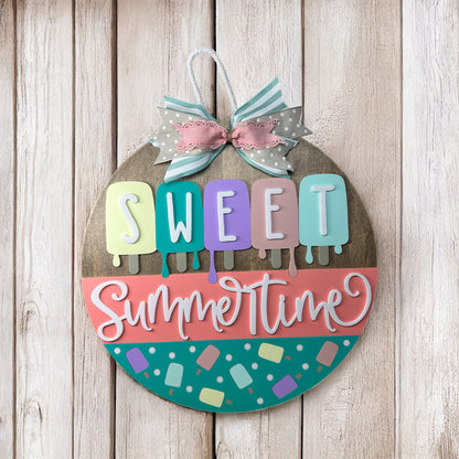 Sweet Summertime Door Hanger