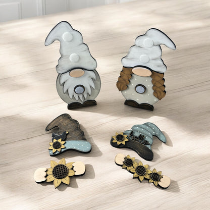 Whimsical Gnomes Sunflower Add On