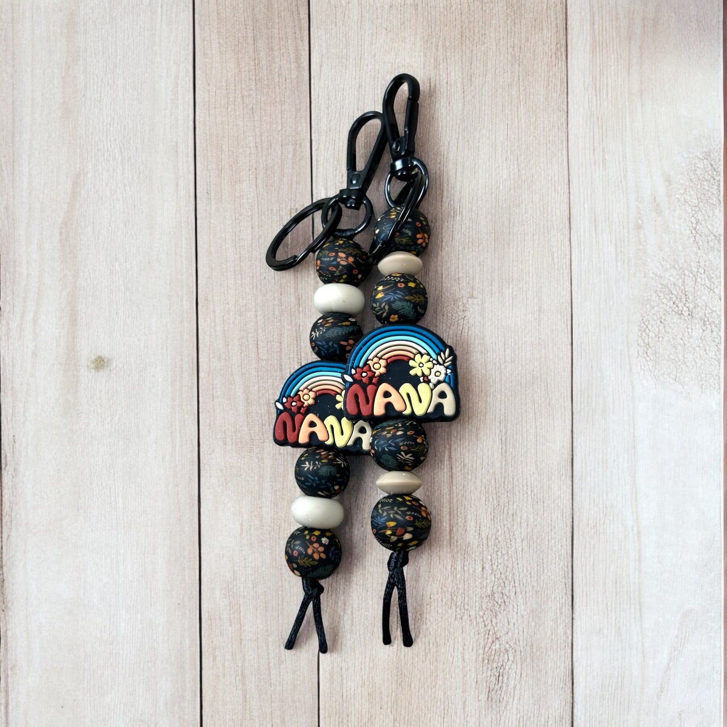 Boho Rainbow Keychain