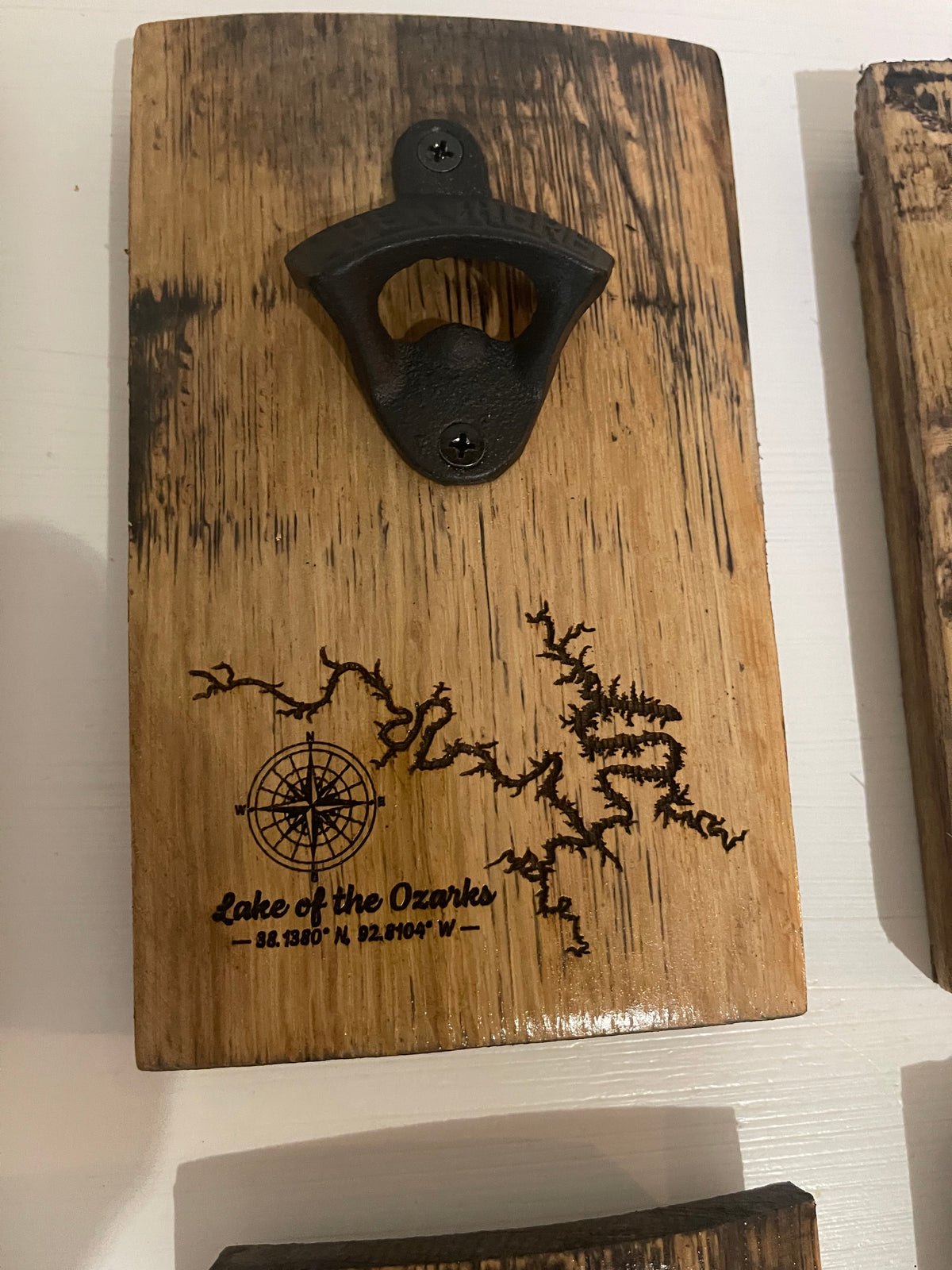 Bourbon Barrel Stave Bottle Opener