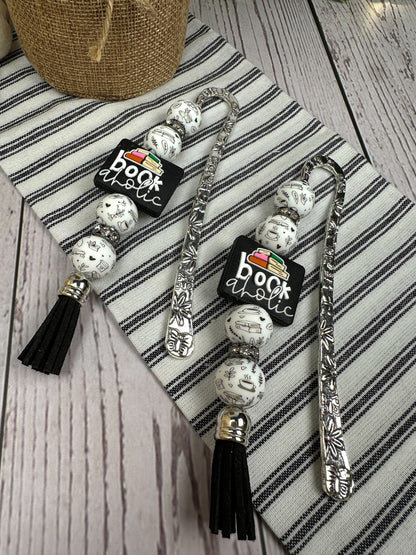 Bookaholic Beaded Bookmark