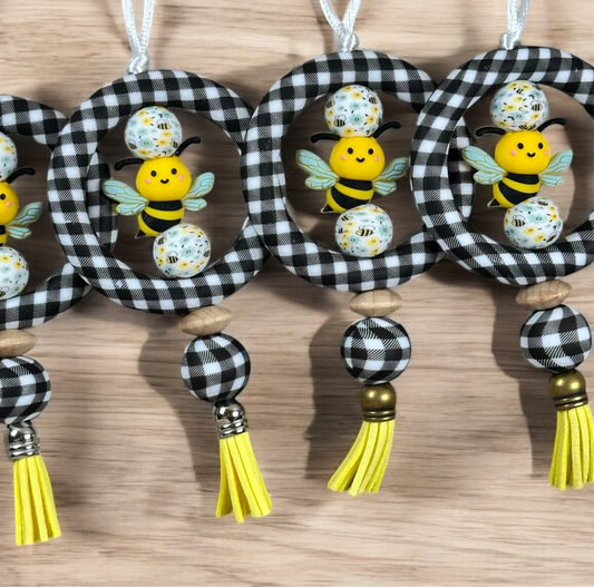 Busy Bee Car Charm