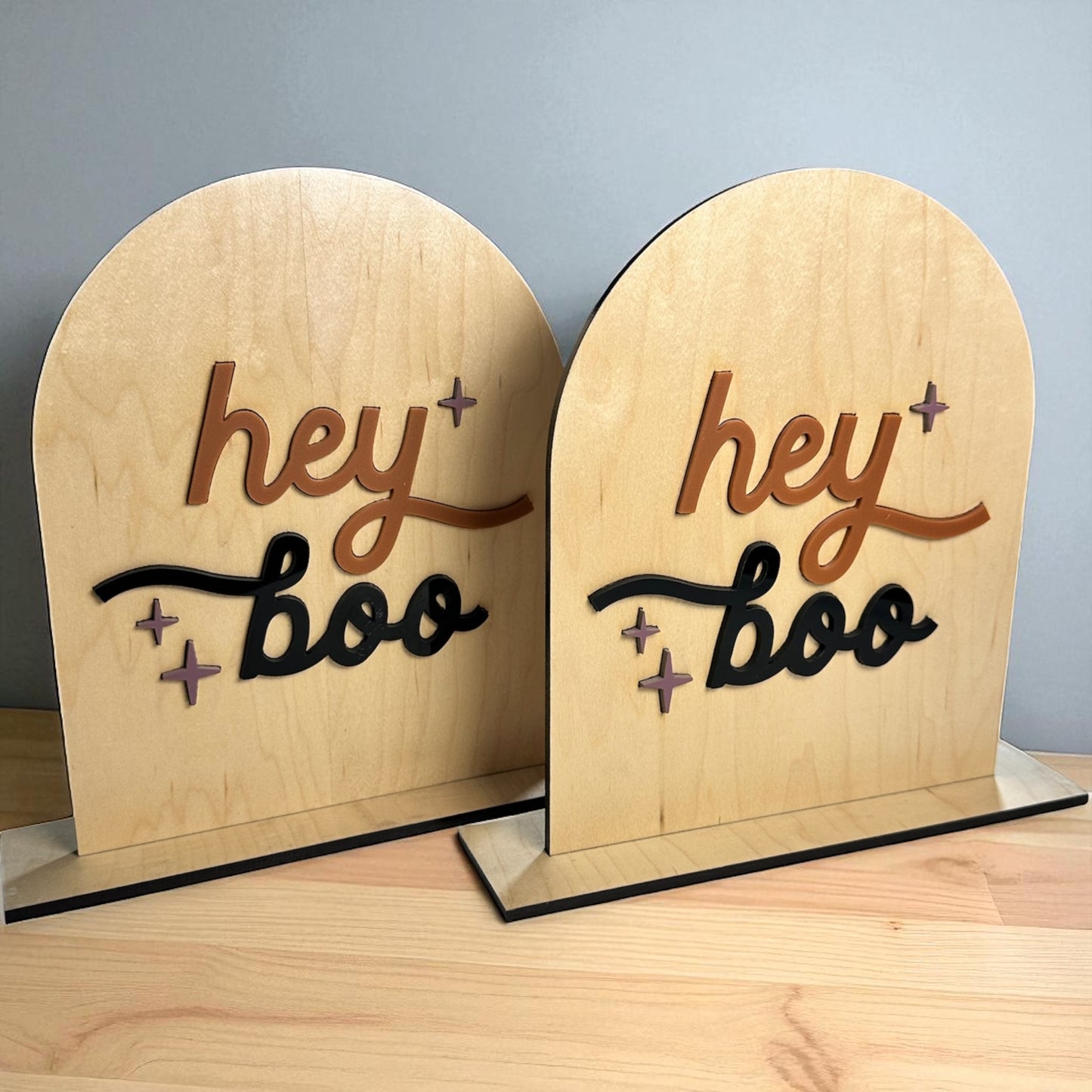 Hey Boo Halloween Sign