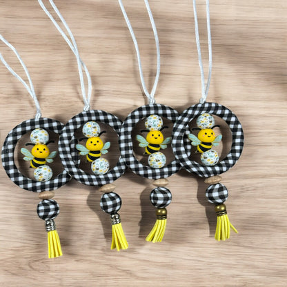 Busy Bee Car Charm