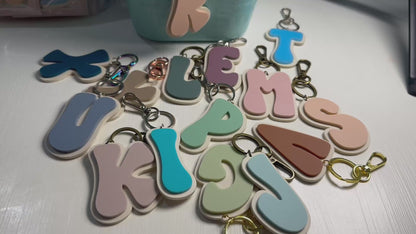 Retro Alphabet Basket Tags
