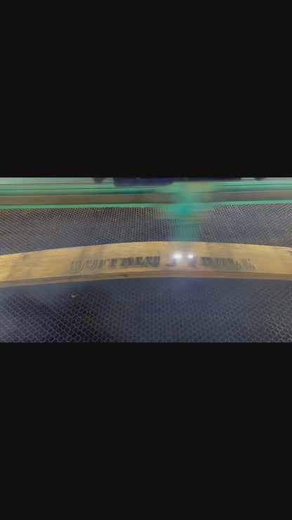 Engraved Whiskey Barrel Staves