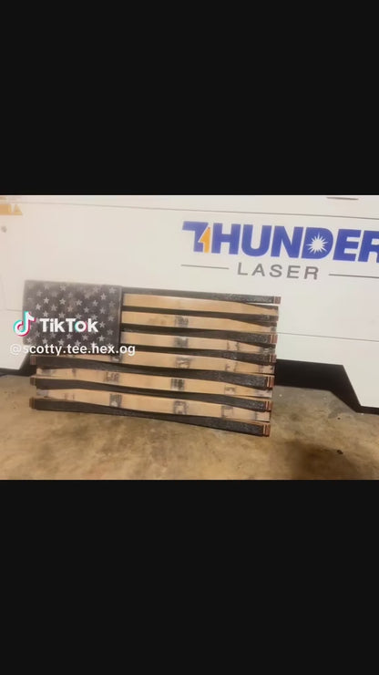 Premium Whiskey Stave Flag